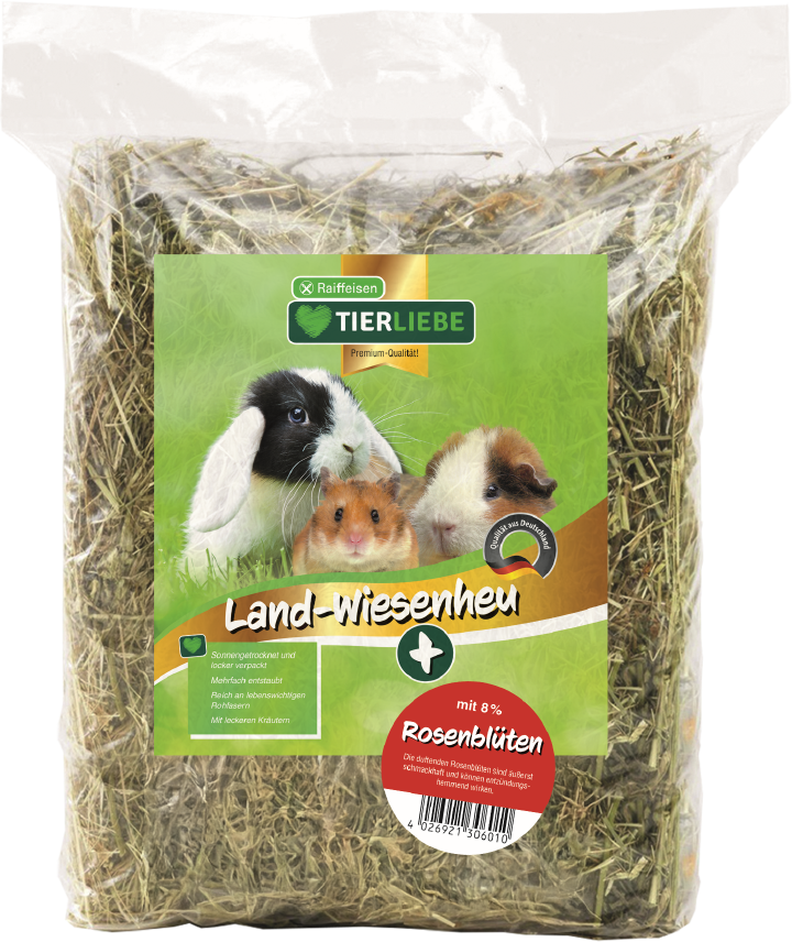 TIERLIEBE Landwiesenheu Rosenblüte